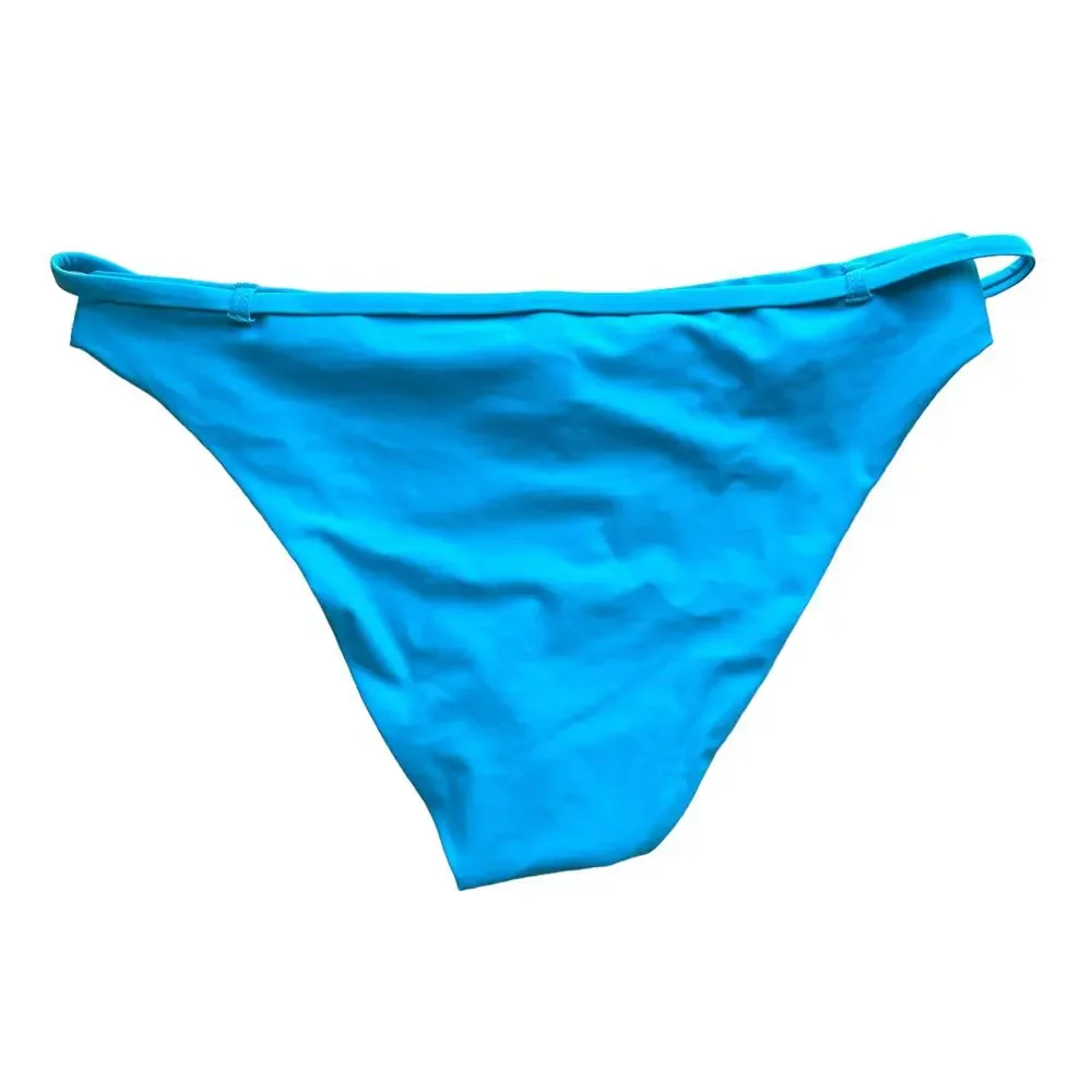 andie swim the riviera bikini bottom women bright blue large